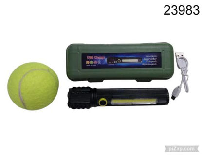 Imagen de LINTERNA RECARGABLE METAL EN ESTUCHE 15CM 4.25